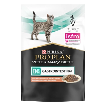 Влажный корм для кошек PRO PLAN® VETERINARY DIETS EN ST/OX Gastrointestinal при расстройствах пищеварения,  с лососем