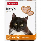 Кормовая добавка Beaphar Kitty's + Protein с протеином для кошек Кормовая добавка Beaphar Kitty's + Protein с протеином для кошек
