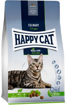 Корм Happy Cat Culinary Weide-Lamm для взрослых кошек с пастбищным ягнёнком