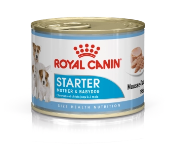 Консервы Royal Canin Starter Mousse для щенков до 2 месяцев и кормящих собак всех пород