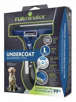 Фурминатор FURminator Undercoat deShedding Tool для крупных собак с длинной шерстью