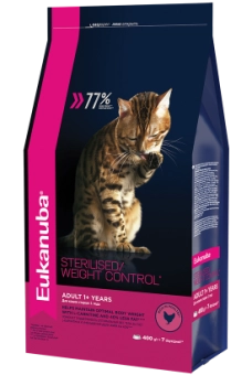 Eukanuba Adult Sterilised Weight Сontrol сбалансированный сухой корм для кошек