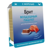 Ламистеры Брит Премиум Воздушный паштет для стерилизованных кошек с форелью