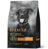 Сухой Корм Premier Dog Turkey Adult Medium для собак средних пород со свежим мясом...