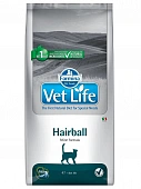 Сухой Корм Farmina Vet Life Cat Hairball для кошек, способствующее выведению комочков шерсти из кишечника