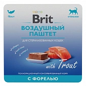 Ламистеры Brit Premium Sterilised Воздушный паштет для стерилизованных кошек с форелью Ламистеры Brit Premium Sterilised Воздушный паштет для стерилизованных кошек с форелью