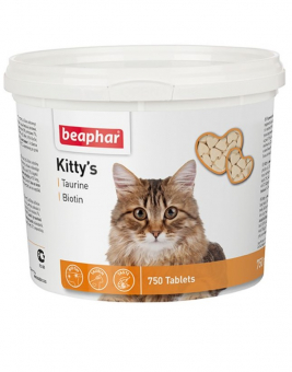 Витамины Beaphar Kitty's для кошек с таурином и биотином