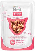 Паучи Brit Care Chicken&Duck для кошек с курицей и уткой Паучи Brit Care Chicken&Duck для кошек с курицей и уткой