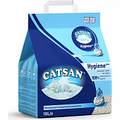 Впитывающий наполнитель Catsan Hygiene plus для кошачьего туалета