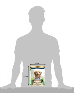 Консервы Happy Dog Natur Line для собак с ягнёнком, печенью, сердцем и рубцом 