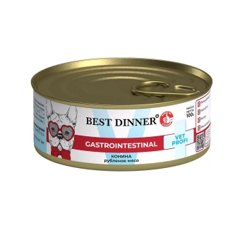 Консервы Best Dinner Vet Profi Exclusive Gastro Intestinal для собак с чувствительным пищеварением из конины 100г