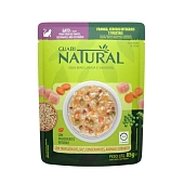 Паучи Guabi Natural Cat для взрослых кошек с курицей, цельнозерновыми злаками и овощами Паучи Guabi Natural Cat для взрослых кошек с курицей, цельнозерновыми злаками и овощами