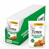Влажный корм Гурмэ Натуральные рецепты для кошек, курица на пару с морковью Влажный корм Гурмэ Натуральные рецепты для кошек, курица на пару с морковью