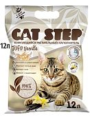 Наполнитель Cat Step Tofu Vanilla для кошек впитывающий с ароматом ванили