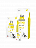 Сухой Корм Brit Care Adult Mini Breed Grain Free беззерновой для собак мелких пород с ягнёнком