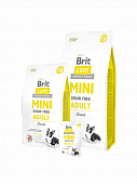Сухой Корм Brit Care Adult Mini Breed Grain Free беззерновой для собак мелких пород с ягнёнком Сухой Корм Brit Care Adult Mini Breed Grain Free беззерновой для собак мелких пород с ягнёнком
