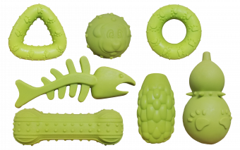 Комплект игрушек Pet Toys для собак: жёлтый