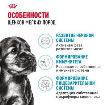 Корм для собак Royal Canin Корм Mini Puppy сухой для щенков мелких размеров до 8 месяцев