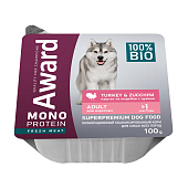 Ламистеры Award Monoprotein для взрослых собак паштет из индейки с цукини