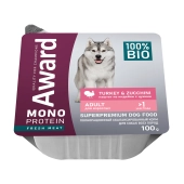 Ламистеры Award Monoprotein для взрослых собак паштет из индейки с цукини