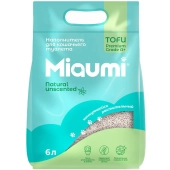 Наполнитель Miaumi Tofu Natural Unscented комкующийся тофу натуральный без...