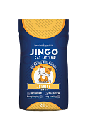 Наполнитель Jingo комкующийся для кошачьего туалета с ароматом жасмина