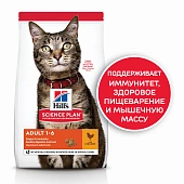 Сухой Корм Hill's Science Plan Adult Cat Chicken для взрослых кошек с курицей