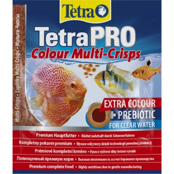 Корм TetraPro Color Crisps специальный для усиления окраски в форме чипсов