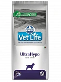 Корм Farmina Vet Life Ultrahypo для собак. При пищевой непереносимости и аллергии