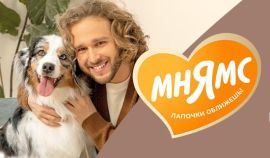 Скидка 20% на корма и лакомства для собак от торговой марки "Мнямс"!