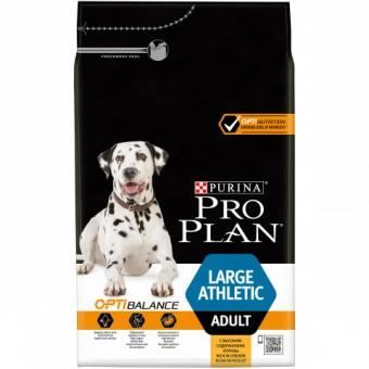 Сухой корм PRO PLAN® для взрослых собак крупных пород с атлетическим телосложением, с высоким содержанием курицы, Пакет