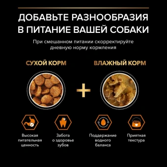 Сухой корм PRO PLAN® для взрослых собак средних пород, с высоким содержанием курицы