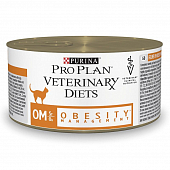Банки Purina Pro Plan Veterinary Diets (OM) Obesity Management для кошек. Снижение и поддержание веса