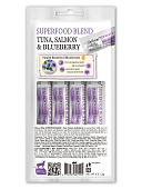 Лакомство Pettric Cherie крем-суп для кошек с тунцом, лососем и черникой