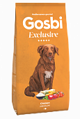 Сухой Корм Gosbi Exclusive Low Grain Chicken Adult Medium низкозерновой для собак средних пород с курицей Сухой Корм Gosbi Exclusive Low Grain Chicken Adult Medium низкозерновой для собак средних пород с курицей