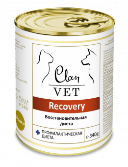 Корм Clan Vet Recovery для кошек и собак в период восстановления