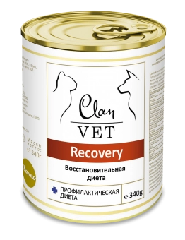 Корм Clan Vet Recovery для кошек и собак в период восстановления