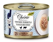 Банки Pettric Cherie Chicken Formula для кошек с курицей и говядиной в соусе Банки Pettric Cherie Chicken Formula для кошек с курицей и говядиной в соусе