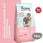 Сухой Корм Karmy Delicious Medium & Maxi для привередливых собак средних и крупных пород с телятиной Сухой Корм Karmy Delicious Medium & Maxi для привередливых собак средних и крупных пород с телятиной