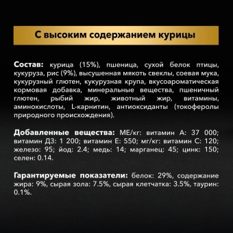 Корм Pro Plan Optiweigth для взрослых собак мелких и карликовых пород для контроля веса с курицей