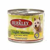 Консервы Berkley №11 Light Menu облегченная формула для собак с индейкой, ягненком и яблоками