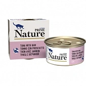Банки Prime Nature для кошек с тунцом и ветчиной в желе Банки Prime Nature для кошек с тунцом и ветчиной в желе