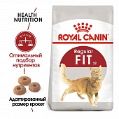 Royal Canin Fit 32 корм сухой сбалансированный для взрослых умеренно активных кошек от 1 года