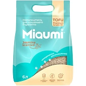 Наполнитель Miaumi Tofu Jasmine Scented комкующийся тофу с тонким ароматом жасмина