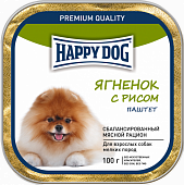 Паштет Happy Dog для собак мелких пород Ягненок с рисом Паштет Happy Dog для собак мелких пород Ягненок с рисом
