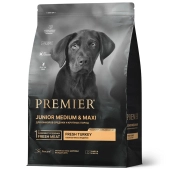 Сухой Корм Premier Dog Turkey Junior Medium&Maxi для юниоров крупных пород собак со...