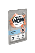 Паучи Alphapet Wow паштет для котят, беременных и кормящих кошек с лососем