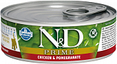 Консервы Farmina N&D Kitten Prime Chicken&Pomegranate для котят с курицей и гранатом