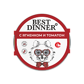 Ламистеры Best Dinner для взрослых собак с ягнёнком и томатом