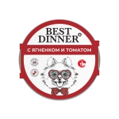 Ламистеры Best Dinner для взрослых собак с ягнёнком и томатом